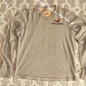 Hollister Thermal Shirt Mens XL Gray Hoodie